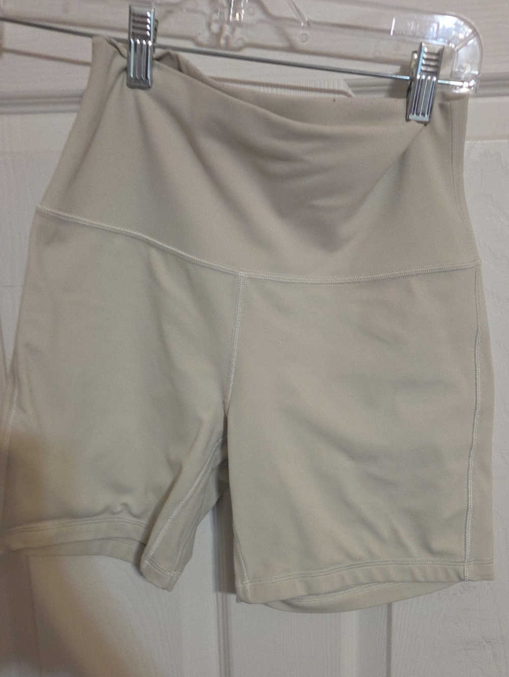 lululemon athletica High-Rise Cream Bike Shorts